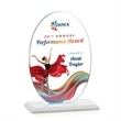 Austin (Vert) VividPrint™ Award - White | https://www.bestnamebadges.com