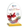Austin (Vert) VividPrint™ Award - Amber | https://www.bestnamebadges.com