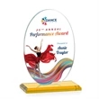 Austin (Vert) VividPrint™ Award - Amber | https://www.bestnamebadges.com