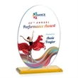 Austin (Vert) VividPrint™ Award - Amber | https://www.bestnamebadges.com