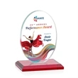 Austin (Vert) VividPrint™ Award - Red | https://www.bestnamebadges.com
