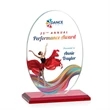 Austin (Vert) VividPrint™ Award - Red | https://www.bestnamebadges.com