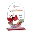 Austin (Vert) VividPrint™ Award - Red | https://www.bestnamebadges.com
