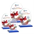 Austin (Vert) VividPrint™ Award - Blue | https://www.bestnamebadges.com