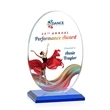 Austin (Vert) VividPrint™ Award - Blue | https://www.bestnamebadges.com