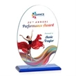 Austin (Vert) VividPrint™ Award - Blue | https://www.bestnamebadges.com