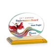 Austin (Horiz) VividPrint™ Award - Amber | https://www.bestnamebadges.com