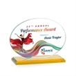 Austin (Horiz) VividPrint™ Award - Amber | https://www.bestnamebadges.com