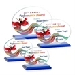 Austin (Horiz) VividPrint™ Award - Blue | https://www.bestnamebadges.com