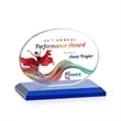 Austin (Horiz) VividPrint™ Award - Blue | https://www.bestnamebadges.com