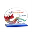 Austin (Horiz) VividPrint™ Award - Blue | https://www.bestnamebadges.com
