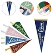 Felt Triangular Advertising Banner | https://www.bestnamebadges.com