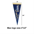 Felt Triangular Advertising Banner | https://www.bestnamebadges.com