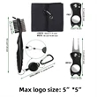 Golf Towel Brush Tool Kit | https://www.bestnamebadges.com