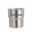 10 Oz. Stackable Stainless Steel Camping Cup | https://www.bestnamebadges.com