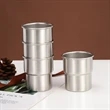 10 Oz. Stackable Stainless Steel Camping Cup | https://www.bestnamebadges.com