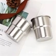 10 Oz. Stackable Stainless Steel Camping Cup | https://www.bestnamebadges.com