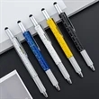 Aluminum 6 In 1 Multifunction Ballpoint Pen | https://www.bestnamebadges.com