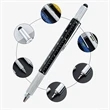 Aluminum 6 In 1 Multifunction Ballpoint Pen | https://www.bestnamebadges.com