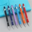 Plunger-Action Metal Ballpoint Pen / Stylus | https://www.bestnamebadges.com