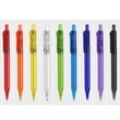 Translucent Plastic Ballpoint Pen | https://www.bestnamebadges.com