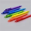 Translucent Plastic Ballpoint Pen | https://www.bestnamebadges.com
