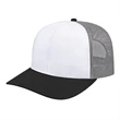 Classic 6 Panel Trucker Cap | https://www.bestnamebadges.com