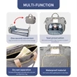 Multifunction Tote Mommy Bag | https://www.bestnamebadges.com