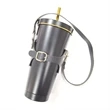 Leather Cup Sleeve With Handle | https://www.bestnamebadges.com