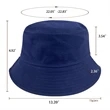 Cotton Bucket Hat | https://www.bestnamebadges.com
