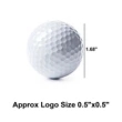 Colored Golf Practice Ball | https://www.bestnamebadges.com