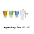 Ice Cream Shape Double Wall Glasses | https://www.bestnamebadges.com