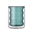 Stemless Double Wall Wave Glasses | https://www.bestnamebadges.com