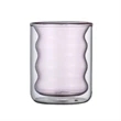 Stemless Double Wall Wave Glasses | https://www.bestnamebadges.com