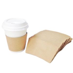Kraft Paper Coffee Cup Sleeve