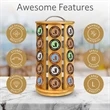 Bamboo Coffee Pod Organizer Compatible With K-Cups | https://www.bestnamebadges.com
