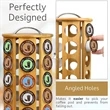 Bamboo Coffee Pod Organizer Compatible With K-Cups | https://www.bestnamebadges.com