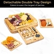 Bamboo Cheese Board Set | https://www.bestnamebadges.com