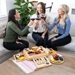 Bamboo Cheese Board Set | https://www.bestnamebadges.com