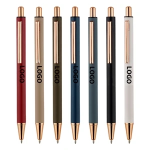 Plunge-action Rollerball Pen