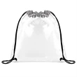 Clear Stadium Drawstring Sportpack | https://www.bestnamebadges.com