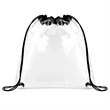 Clear Stadium Drawstring Sportpack (Ocean) | https://www.bestnamebadges.com