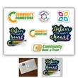 Full Color Removeable Kiss-Cut Sticker Sheet | https://www.bestnamebadges.com