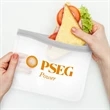 Large Reusable PEVA Lunch Pouch | https://www.bestnamebadges.com
