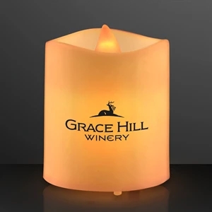 LED Mini Pillar Candles, Tall Tealights