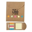 Sticky Notes And Flags In Pocket Case | https://www.bestnamebadges.com