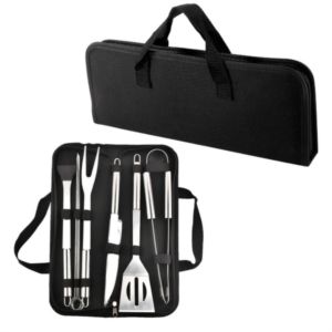 9 piece Stainless Steel Grill Utensils Set