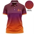 Women's 180 GSM Poly Interlock Sublimation Polo Shirts | https://www.bestnamebadges.com
