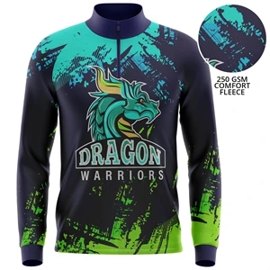 All Weather Unisex 250 GSM Lightweight Half Zip Sweatshirt | https://www.bestnamebadges.com