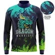 All Weather Unisex 250 GSM Lightweight Half Zip Sweatshirt | https://www.bestnamebadges.com